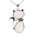Pendentif Chat Agate (Sable)