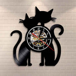 Cat Couple Clock