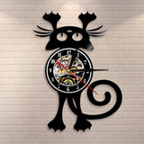 Horloge Chat Accroché