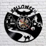 Halloween Cat Clock