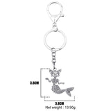 Mermaid Cat Keychain