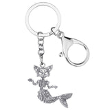 Mermaid Cat Keychain