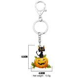 Halloween Cat Keychain