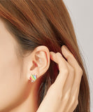 Rainbow Cat Earrings