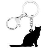 Black Cat Keychain