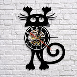 Horloge Chat Accroché