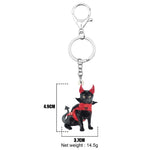 Devil Cat Keychain