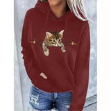 Red Cat Sweatshirt