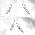 Boucles d'Oreilles Chat Pendu