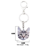 Cat Face Keychain