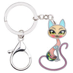 Long Tail Cat Keychain