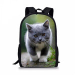 Cartable Chat Nature