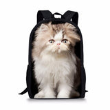 Cartable Chat Poilu