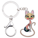 Long Tail Cat Keychain