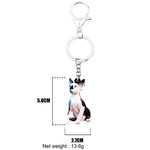 Pointed Ears Cat Key Ring