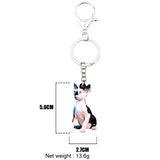 Pointed Ears Cat Key Ring