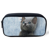 Trousse Chat Chaton Curieux