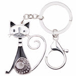 Car Cat Keychain