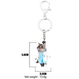 Doctor Cat Keychain