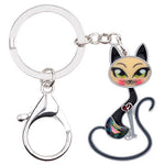 Long Tail Cat Keychain