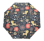 Parapluie Chat Fleurs et Poissons