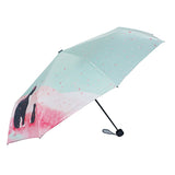 Pink Petals Cat Umbrella
