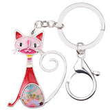 Car Cat Keychain