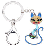 Long Tail Cat Keychain