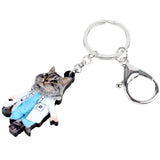 Doctor Cat Keychain