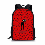 Cartable Chat Rouge