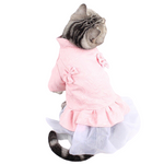 Costume pour Chat Robe Rose