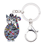 Plush Cat Keychain