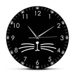 Horloge Chat Tête