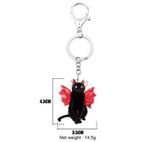 Porte Clé Chat Rouge