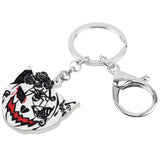 Cat Skull Key Ring