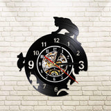 Hunter Cat Clock