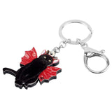 Red Cat Keychain