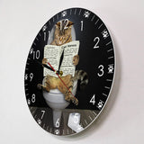 Cat Journal Clock