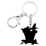 Cat Bucket Keychain