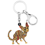 Sphynx Cat Key Ring