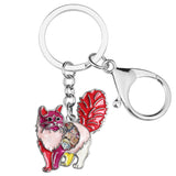 Metal Cat Keychain