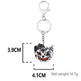 Cat Skull Key Ring