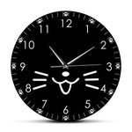 Horloge Chat Heureux