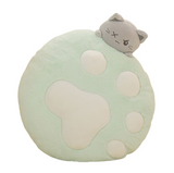 Peluche Chat Vert