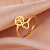 Heart Cat Ring