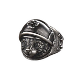 Bague Chat Motard