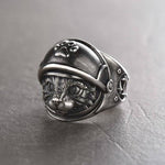 Bague Chat Motard