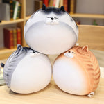 Plush Cat Pouf