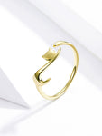 Golden Jumping Cat Ring