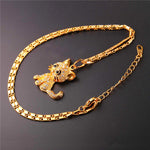 Gold Cat Pendant